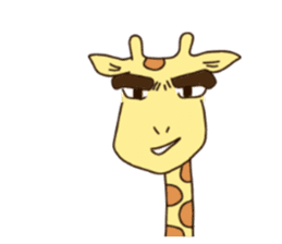 Life of cute giraffe 3rd.English version sticker #2856528