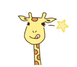 Life of cute giraffe 3rd.English version sticker #2856529