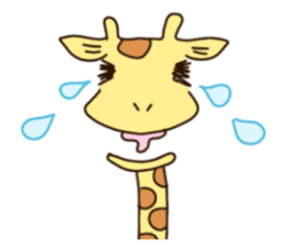 Life of cute giraffe 3rd.English version sticker #2856536