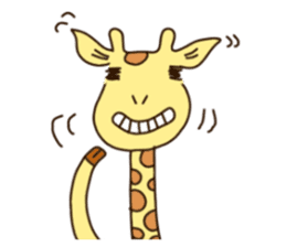 Life of cute giraffe 3rd.English version sticker #2856549
