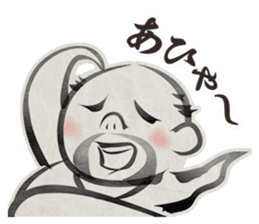 old Japanese-style Character 1 sticker #2856563