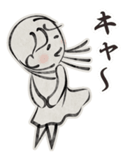 old Japanese-style Character 1 sticker #2856590