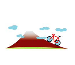 Cyclist sticker #2856726