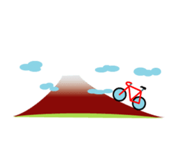 Cyclist sticker #2856726