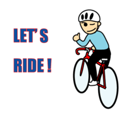 Cyclist sticker #2856729
