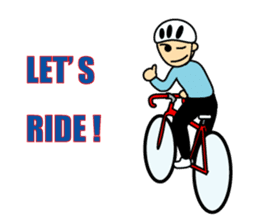 Cyclist sticker #2856729