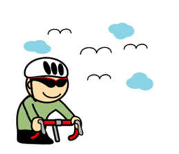 Cyclist sticker #2856730