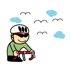 Cyclist sticker #2856730