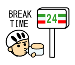 Cyclist sticker #2856731