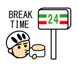 Cyclist sticker #2856731