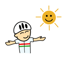 Cyclist sticker #2856734
