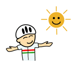 Cyclist sticker #2856734