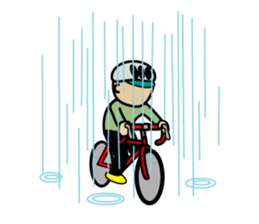 Cyclist sticker #2856737