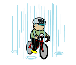 Cyclist sticker #2856737