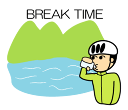 Cyclist sticker #2856750