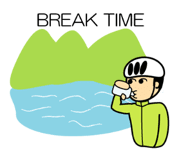 Cyclist sticker #2856750