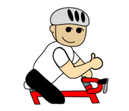 Cyclist sticker #2856758