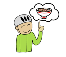 Cyclist sticker #2856760