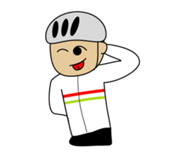 Cyclist sticker #2856761