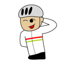 Cyclist sticker #2856761