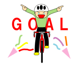 Cyclist sticker #2856762