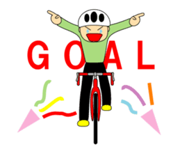 Cyclist sticker #2856762