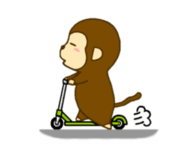 Sticker of Monkey Message sticker #2856769