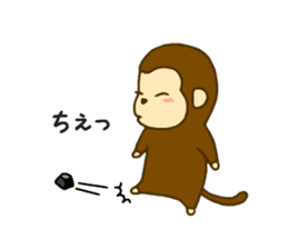 Sticker of Monkey Message sticker #2856796