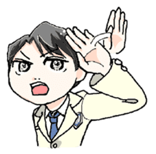 A goody boy AKI and friends sticker #2857843