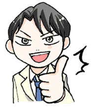 A goody boy AKI and friends sticker #2857848