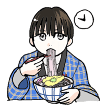 A goody boy AKI and friends sticker #2857872