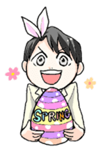 A goody boy AKI and friends sticker #2857877