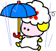 Kawaii sheep of 4 animals sticker #2858125