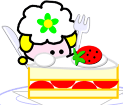 Kawaii sheep of 4 animals sticker #2858140