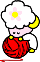 Kawaii sheep of 4 animals sticker #2858144