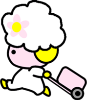 Kawaii sheep of 4 animals sticker #2858150