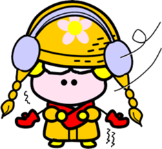 Kawaii sheep of 4 animals sticker #2858156