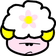 Kawaii sheep of 4 animals sticker #2858161
