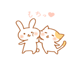 Rabbit cat Sticker sticker #2858244