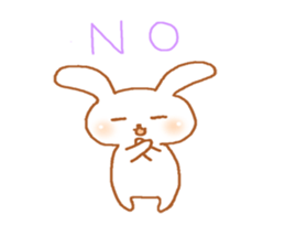 Rabbit cat Sticker sticker #2858255