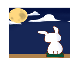 Rabbit cat Sticker sticker #2858278