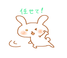 Rabbit cat Sticker sticker #2858281