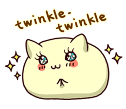 Japanese Sweets Cat (English Language) sticker #2858849