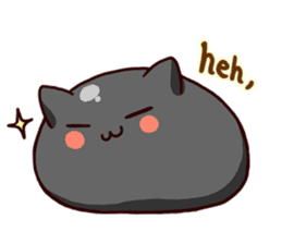 Japanese Sweets Cat (English Language) sticker #2858853