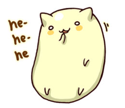 Japanese Sweets Cat (English Language) sticker #2858859