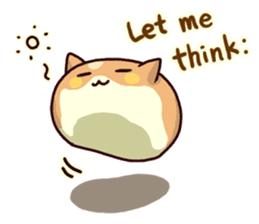 Japanese Sweets Cat (English Language) sticker #2858863