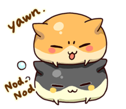 Japanese Sweets Cat (English Language) sticker #2858871