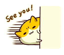 Japanese Sweets Cat (English Language) sticker #2858882