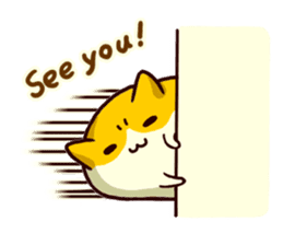 Japanese Sweets Cat (English Language) sticker #2858882