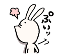 slow life rabbit sticker #2858939